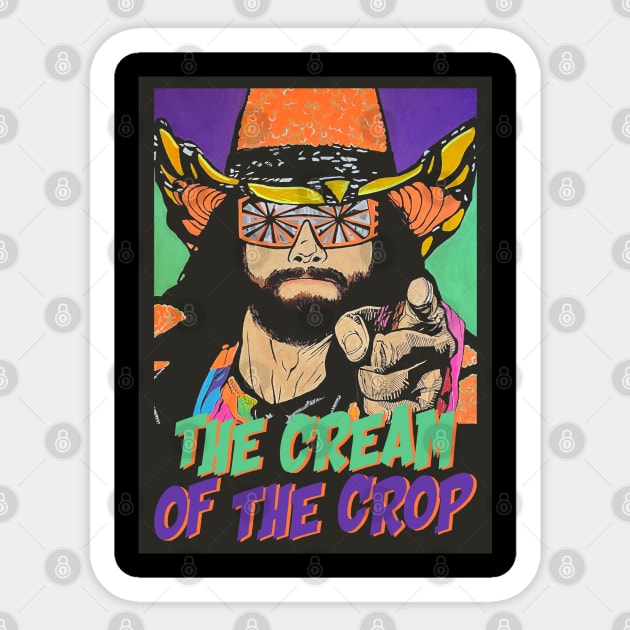 THE CROP RANDY SAVAGE Sticker by parijembut